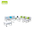 Courtyard Villa Outdoor Sofa Set frame de aço inoxidável